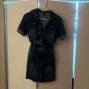 Windsor Dark Denim Mini Dress